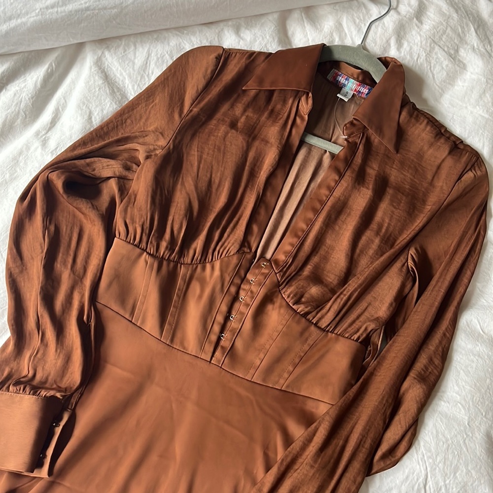 NWOT urban outfitters brown dress